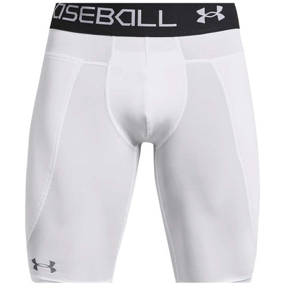Under Armour Mens Utility Sliding Short 21 Shorts in White Color