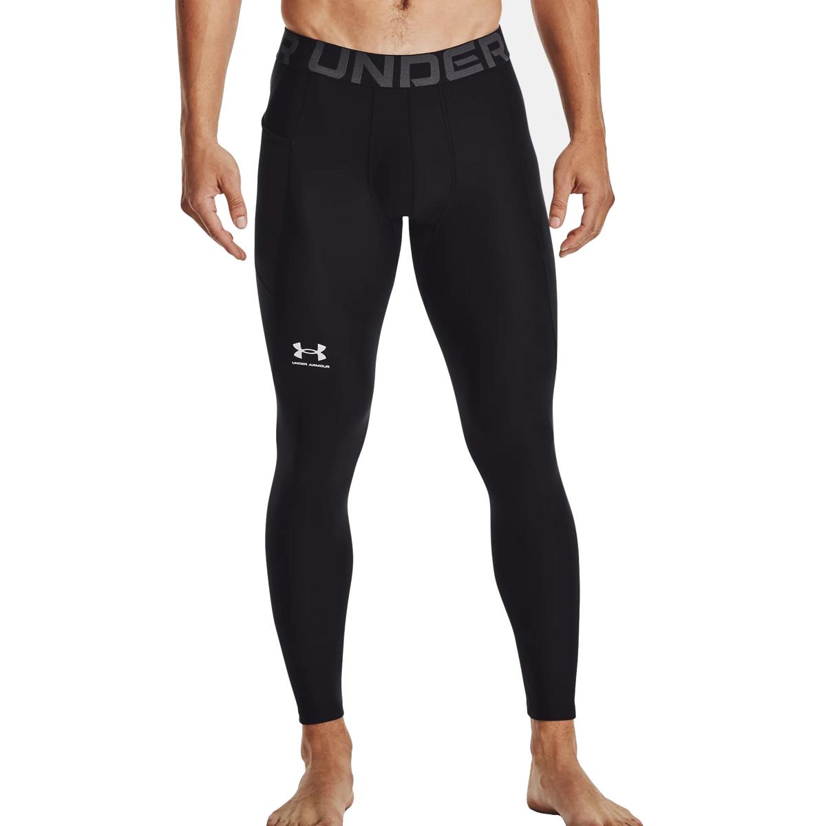 Under Armour Mens Hg Armour Legging Pants in Black Color