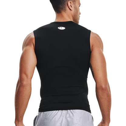 Under Armour Mens Hg Armour Sleeveless Tops in Black Color