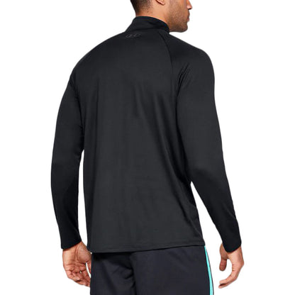 Under Armour Mens M-Tech 2.0 1/2 Zip Tops in Black Color