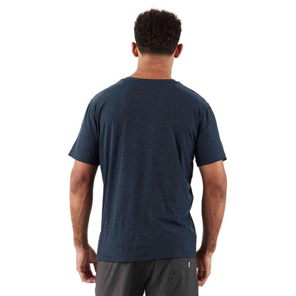 Vuori Mens Strato Tech Tee Tops in Grey Color