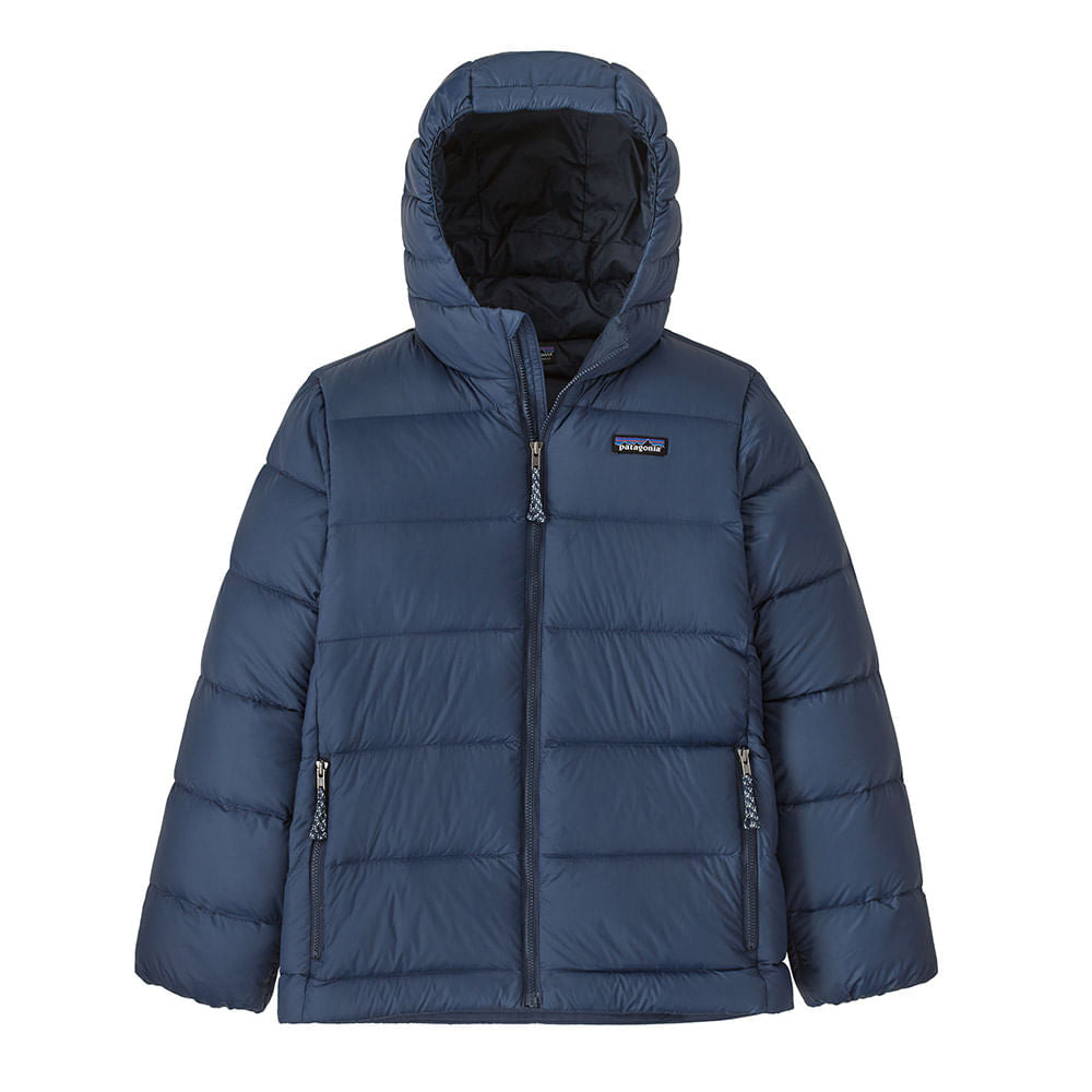 Patagonia Kids Hi-Loft Down Sweater Skiing & Snowboarding Jackets in Blue Color