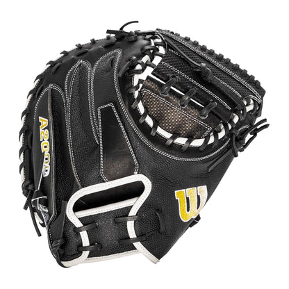 33.50 A2000 SPIN MITT | BLKWHT