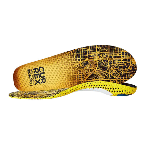 Currex Runpro Medium Insoles in Orange Color